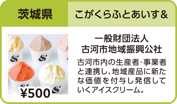こがくらふとあいす＆（茨城県／一般財団法人古川市地域振興公社）